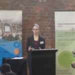 APEX 2024 Abigail Field Young engineer Abigail Field of ElectroNet presents to the audience