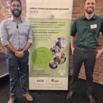 APEX 2024 Harsharan Singh and William Thomas Young Engineer of the Year Harsharan Singh and William Thomas with APEX banner