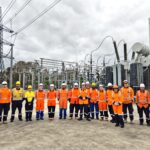 APEX at Haywards 2024 Group of people in PPE at Haywards substation