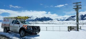 Upper Rakaia Gorge After Snow - T Reveley